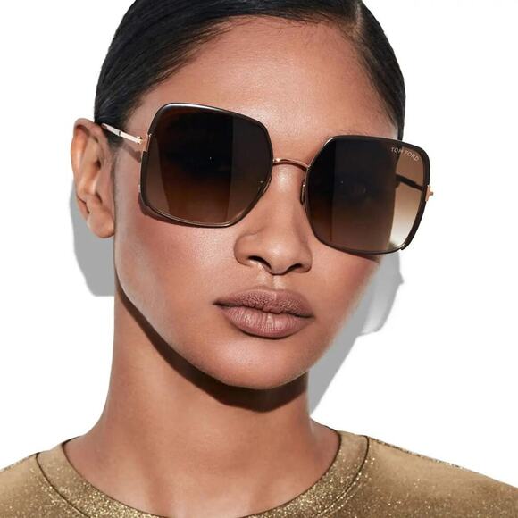 NEW!!! TOM FORD Raphaela Sunglasses TF1006 48F Authentic - Picture 1 of 9